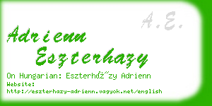 adrienn eszterhazy business card